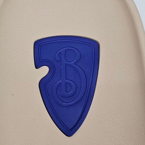 Burberry Dive Check Slide Sandal Womens EU 40 Beige Casual Pool Designer Luxury - Picture 11 of 14